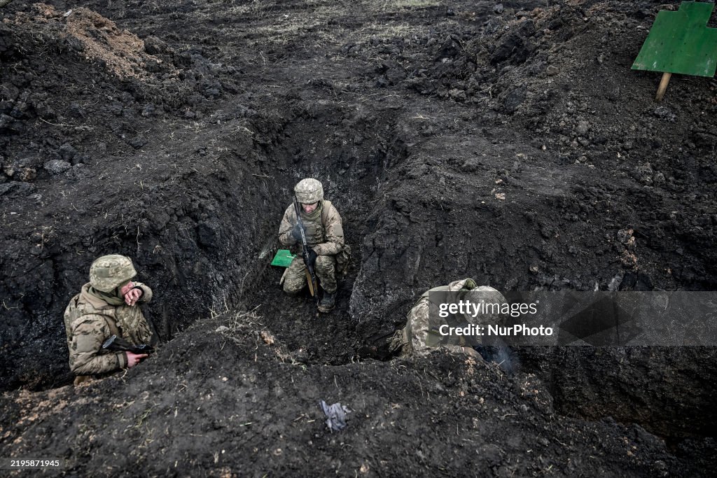 Live fire exercise of 110th Territorial Defence Brigade in Zaporizhzhia direction