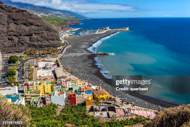 puerto de tazacorte, la palma - la palma canary islands stock pictures, royalty-free photos & images