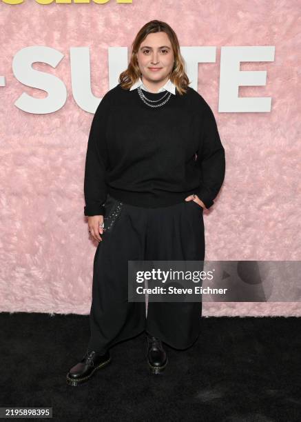Anna Bezahler at "The Z-Suite" Premiere at The Metrograph on January 28, 2025 in New York, New York.