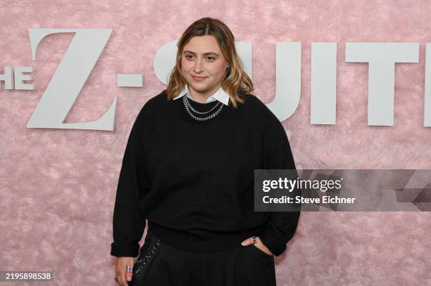 Anna Bezahler at "The Z-Suite" Premiere at The Metrograph on January 28, 2025 in New York, New York.