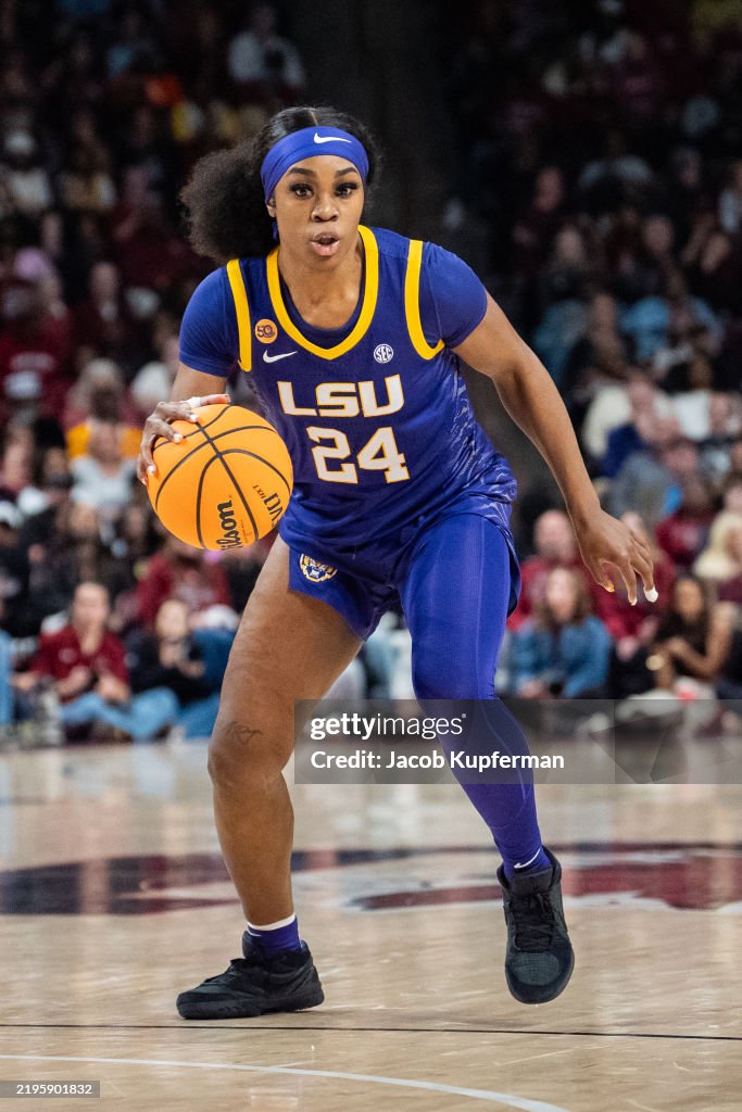 Perrin Rittner Lsu Aneesah Morrow of the LSU Lady Tigers plays against the South... News ...