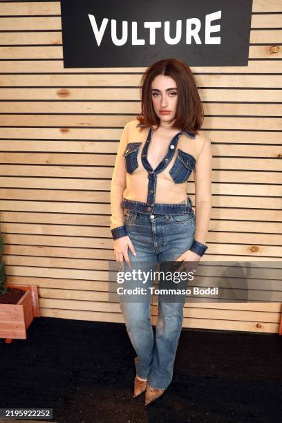 Rachel Sennott at The Vulture Spot at Sundance Film Festival at The Vulture Spot on January 25, 2025 in Park City, Utah.