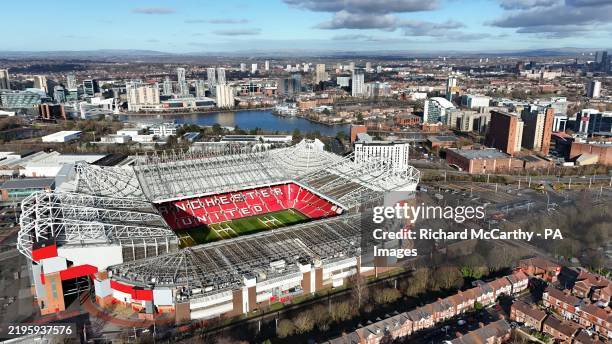 View of the Manchester United stadium and grounds at Old Trafford in Manchester. Chancellor of the Exchequer Rachel Reeves has said the Government is...