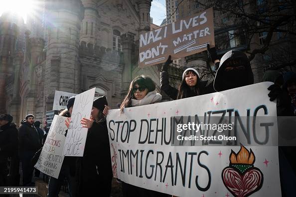 Chicago Activist Groups Hold "March For Justice" Against Trump Administration Chicago Activist Groups Hold "March For Justice" Against Trump Administration