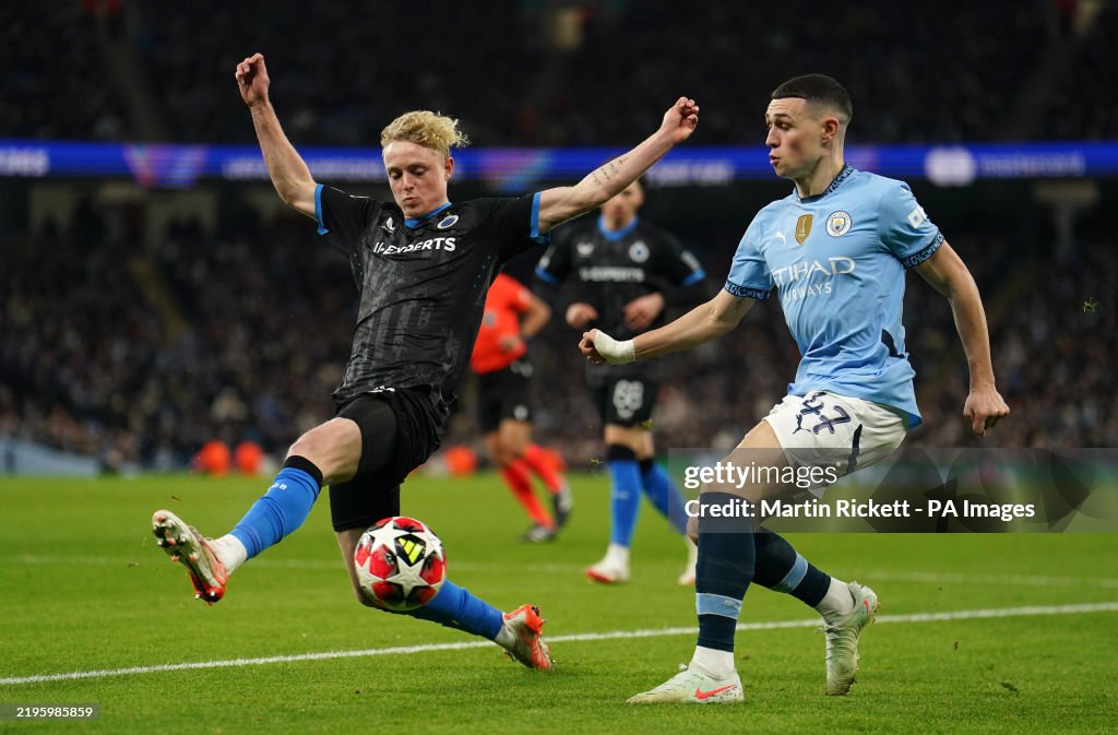 Manchester City v Club Brugge - UEFA Champions League - League Stage - Etihad Stadium
