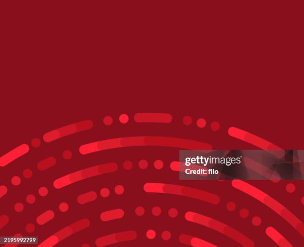 red curve abstract lines modern background - radar stock illustrations