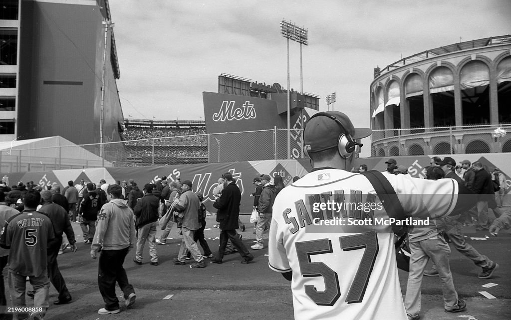 Fans Outside Shea Stadium