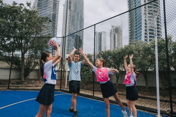 Netbol 459 Girl Playing Netball Stock Photos, High-Res Pictures, and Images ...