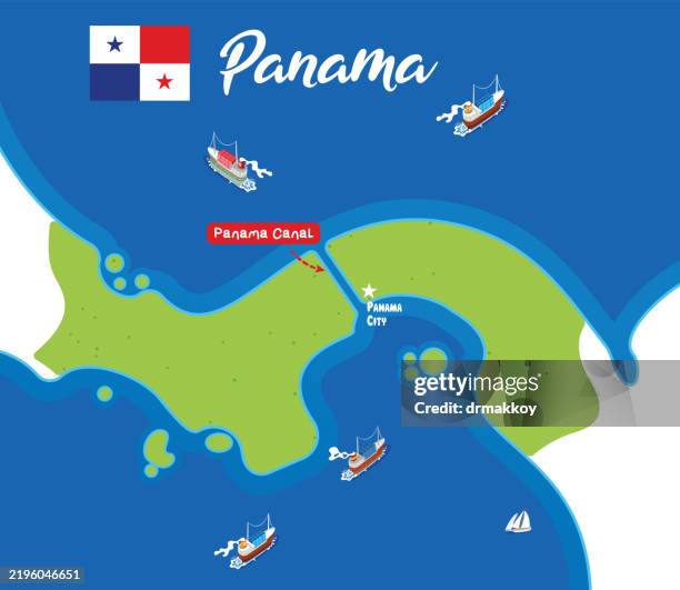 Panama Image Riddle 12 Canal De Panamá High Res Illustrations - Getty Images