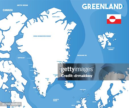 Greenland Map Greenland Map