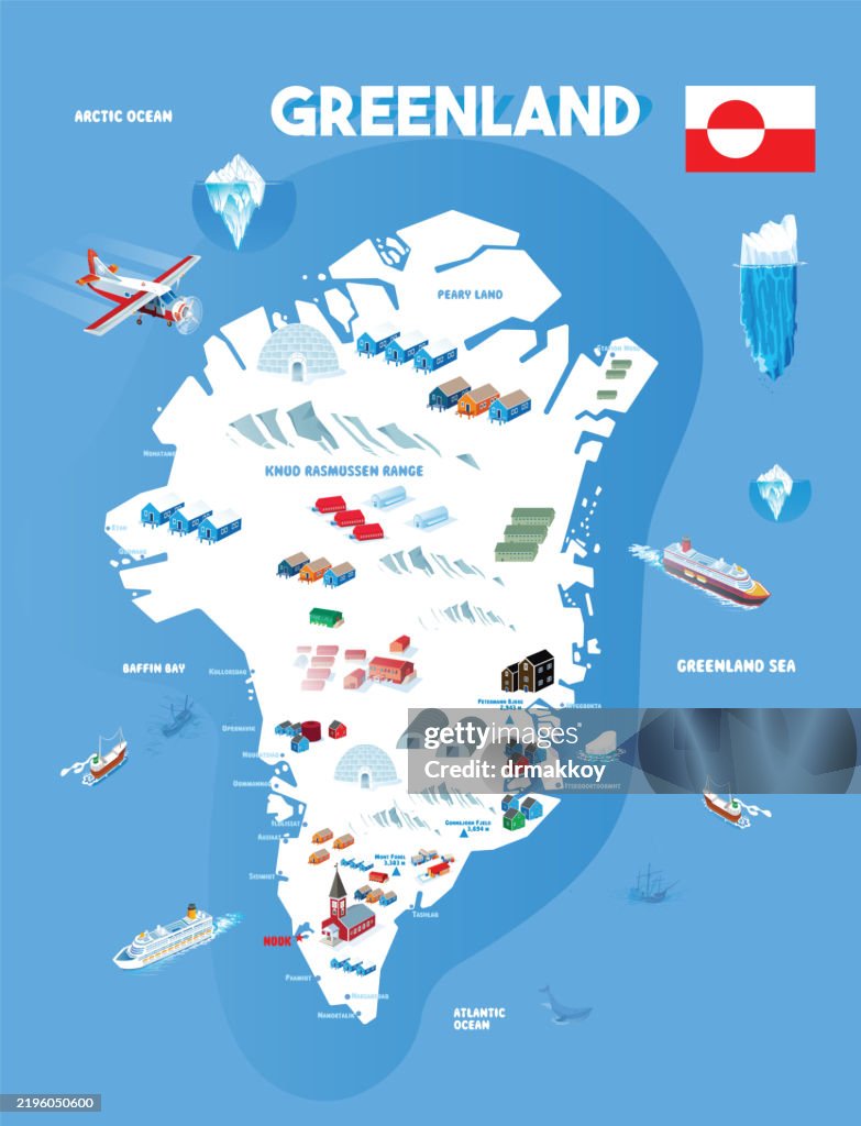 Greenland City Map
