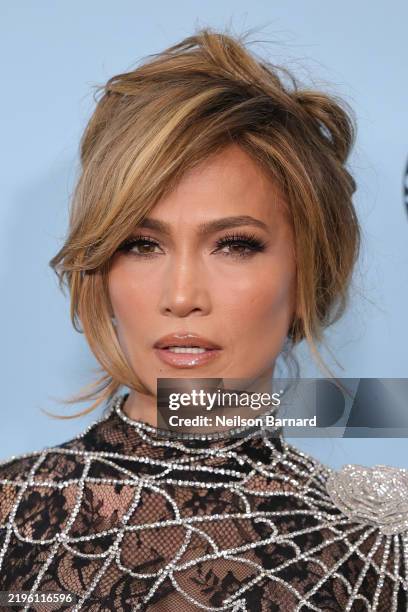 Jennifer Lopez attends the "Kiss Of The Spider Woman" Premiere during the 2025 Sundance Film Festival at Eccles Center Theatre on January 26, 2025 in...