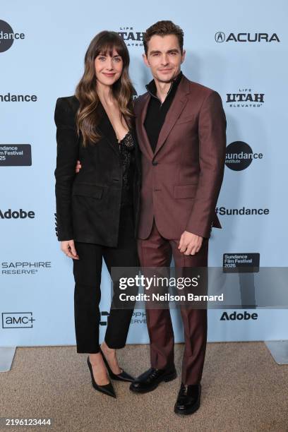 Alison Brie and Dave Franco attend the "Together" Premiere during the 2025 Sundance Film Festival at Eccles Center Theatre on January 26, 2025 in...