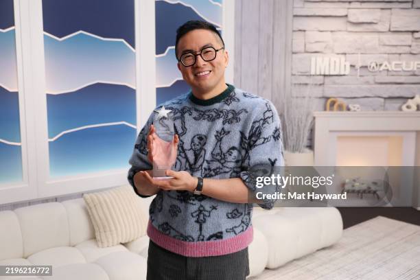 Bowen Yang receives the IMDb "Fan Favorite" STARmeter Award at the 2025 Sundance Film Festival on January 26, 2025 in Park City, Utah.