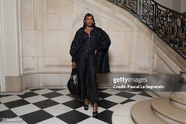 Venus Williams attends the Christian Dior Haute Couture Spring-Summer 2025 show as part of Paris Fashion Week on January 27, 2025 in Paris, France.