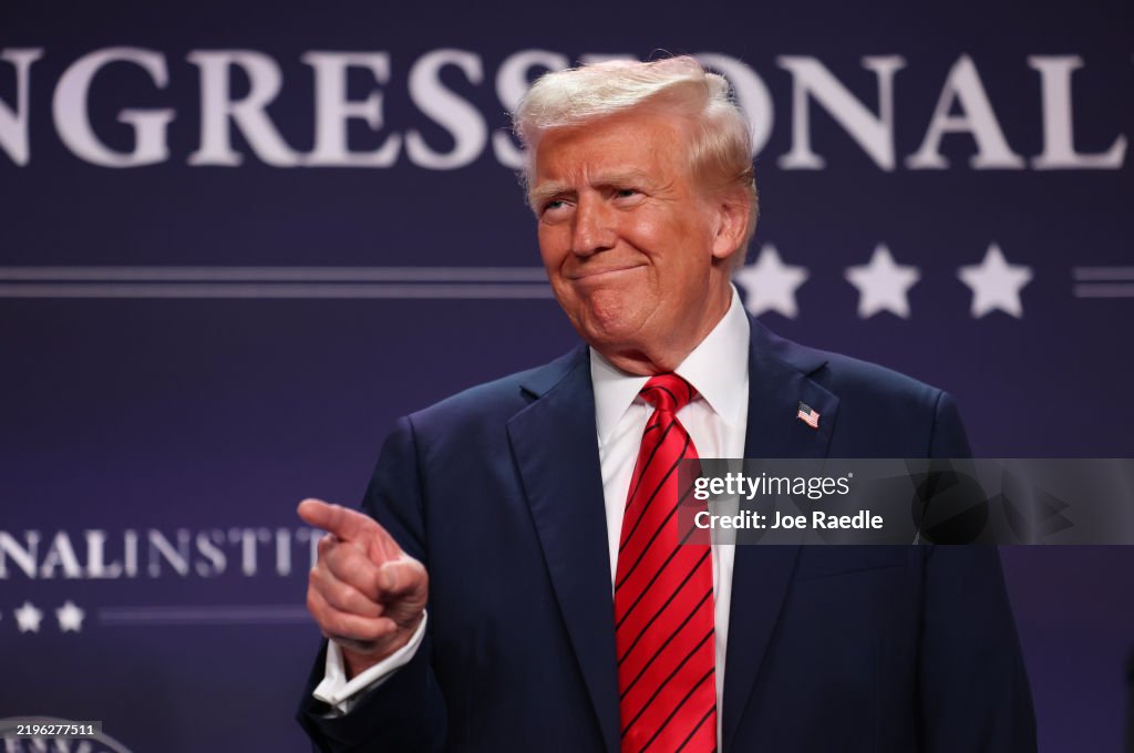 President Trump Speaks At The House GOP Conference In Doral, Florida