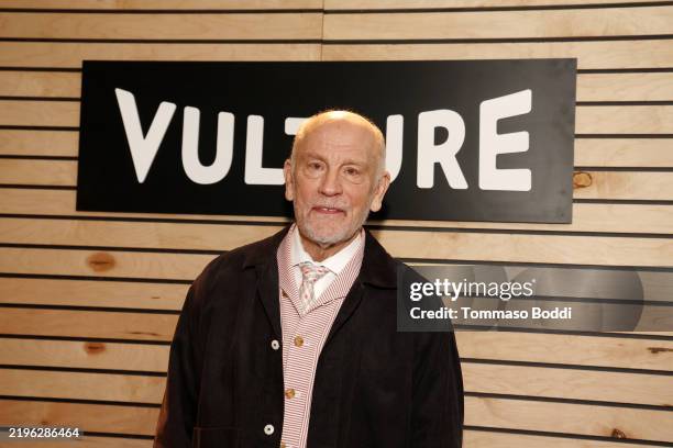 John Malkovich at The Vulture Spot at Sundance Film Festival at The Vulture Spot on January 27, 2025 in Park City, Utah.