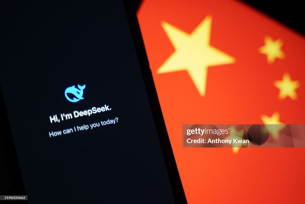 Illustrations Of DeepSeek As The Chinese AI App Causes NASDAQ Rout