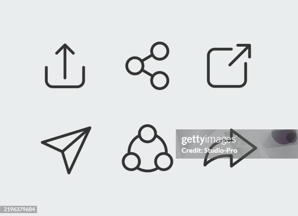 ilustraciones, imágenes clip art, dibujos animados e iconos de stock de compartir conjunto de iconos - pieza de máquina