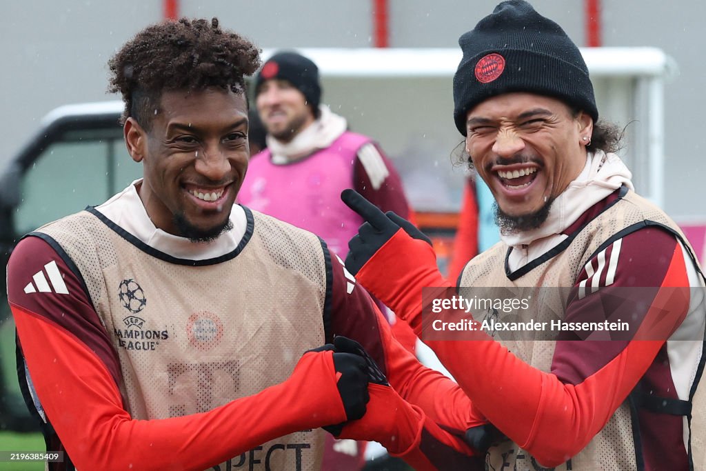 FC Bayern Muenchen Training Session And Press Conference - UEFA Champions League 2024/25 League Phase MD8