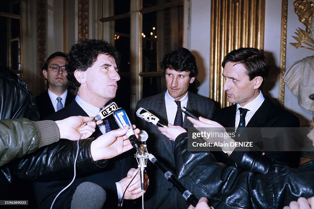 Jack Lang et François Léotard