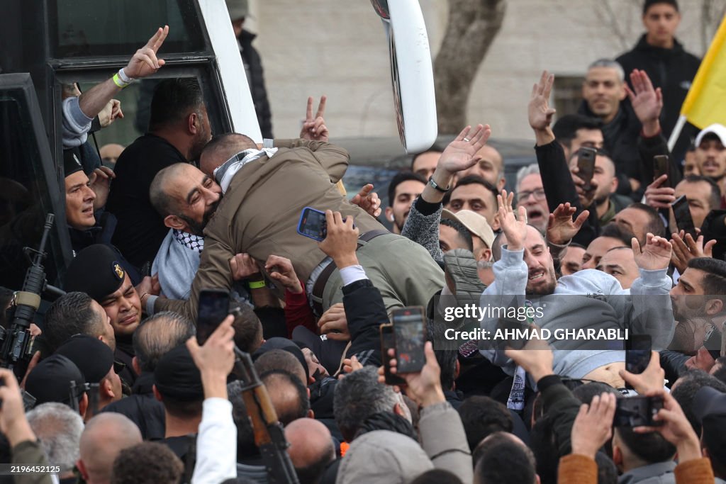 TOPSHOT-PALESTINIAN-ISRAEL-CONFLICT-PRISONERS