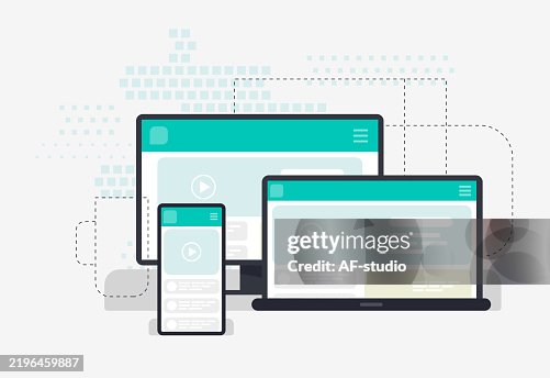 Electronic devices, responsive web design Electronic devices, responsive web design