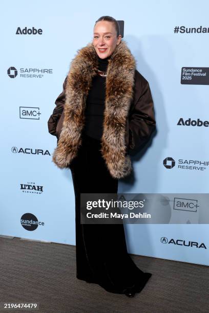 Chloë Sevigny attends the "Magic Farm" Premiere during the 2025 Sundance Film Festival at Library Center Theatre on January 28, 2025 in Park City,...