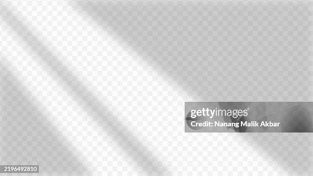 shadow window on the wall with transparent background. shadow overlay effect mockup. - window poster mockup stock illustrations