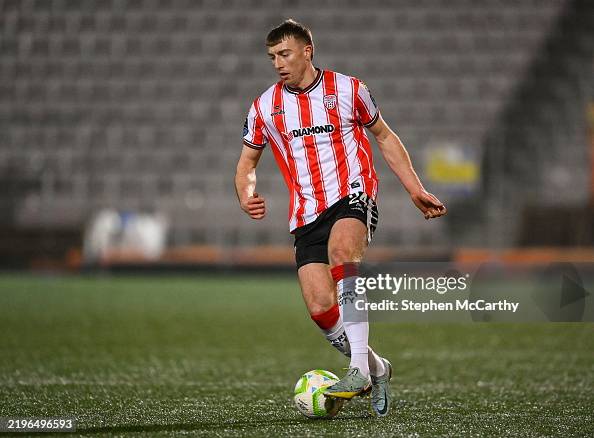 Sam Derry Derry , United Kingdom - 31 January 2025; Sam Todd of Derry City ...
