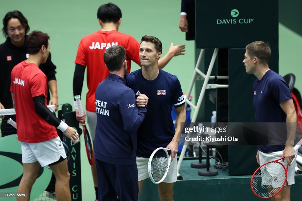 Japan v Great Britain - 2025 Davis Cup Qualifiers First Round: Day 2
