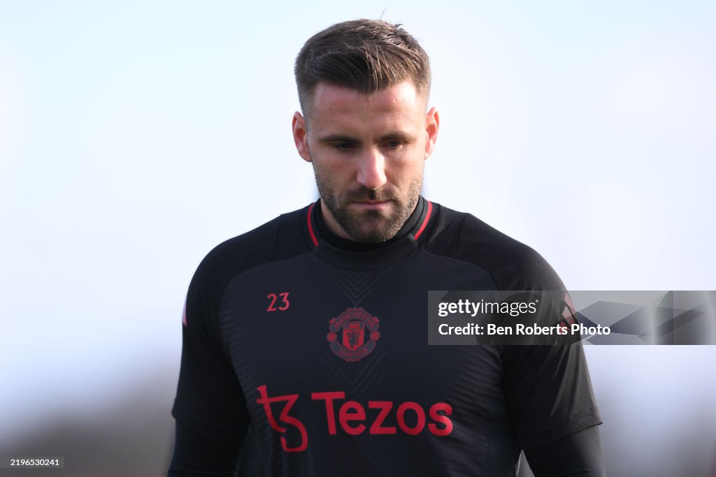 Manchester United Training Session And Press Conference - UEFA Europa League 2024/25 League Phase MD8