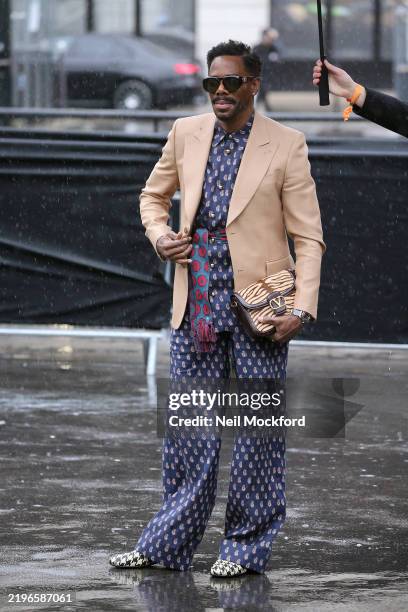 Colman Domingo attends the Valentino Haute Couture Spring-Summer 2025 show as part of Paris Fashion Week on January 29, 2025 in Paris, France.