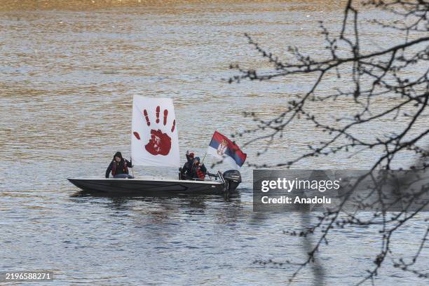 Students who travelled from all over Serbia to mark three months, have arrived in Novi Sad where a tragic train station accident claimed 15 lives in...