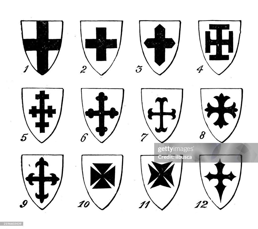 Heraldic Crosses High-Res Vector Graphic - Getty Images