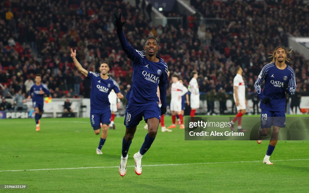 VfB Stuttgart v Paris Saint-Germain - UEFA Champions League 2024/25 League Phase MD8