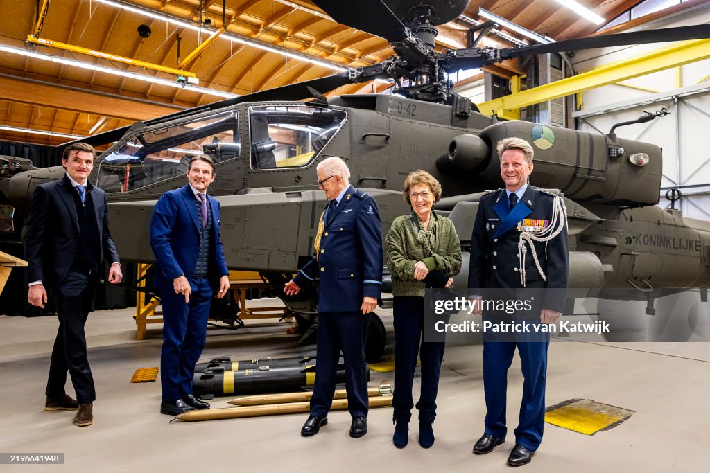 Pieter Van Vollenhoven Visits Gilze-Rijen Airbase