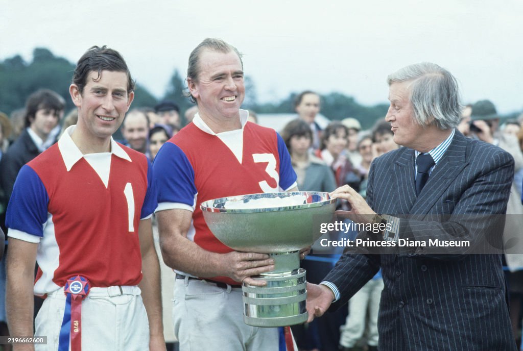 Prince Charles & Teammate After A Polo Match