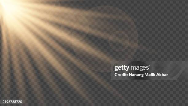 orange light with transparent background - flashlight night stock illustrations