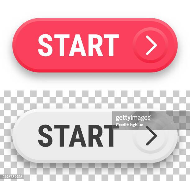 76 Start Button Logo High Res Illustrations - Getty Images