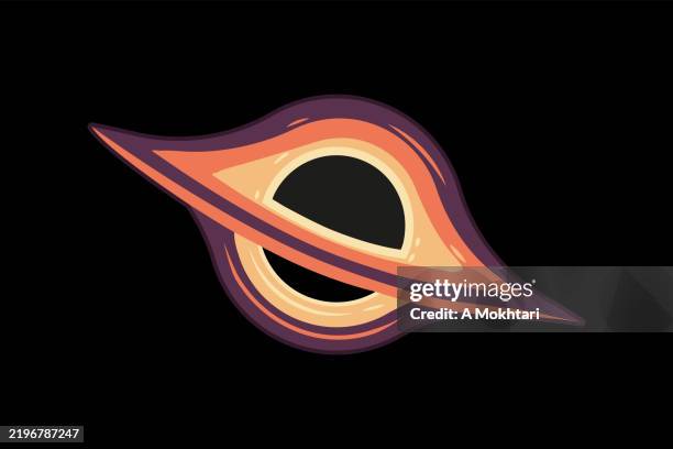 the black hole. - supernova stock illustrations