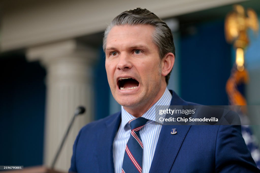 President Trump Holds Press Briefing On Crash Of American Eagle Flight 5342 And Army Helicopter