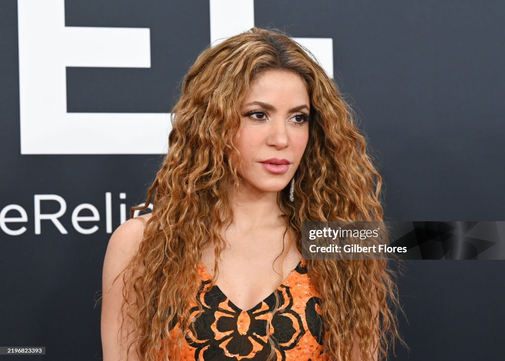 Shakira at the 67th GRAMMY Awards held at the Crypto.com Arena on