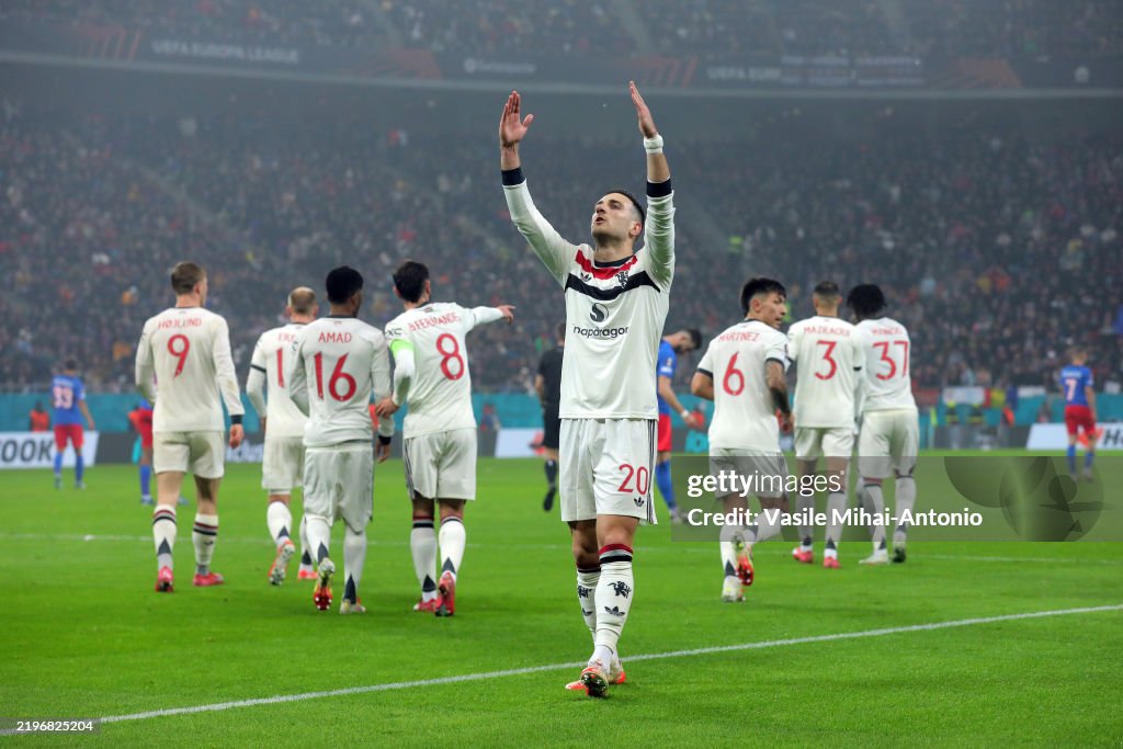 Fotbal Club FCSB v Manchester United - UEFA Europa League 2024/25 League Phase MD8
