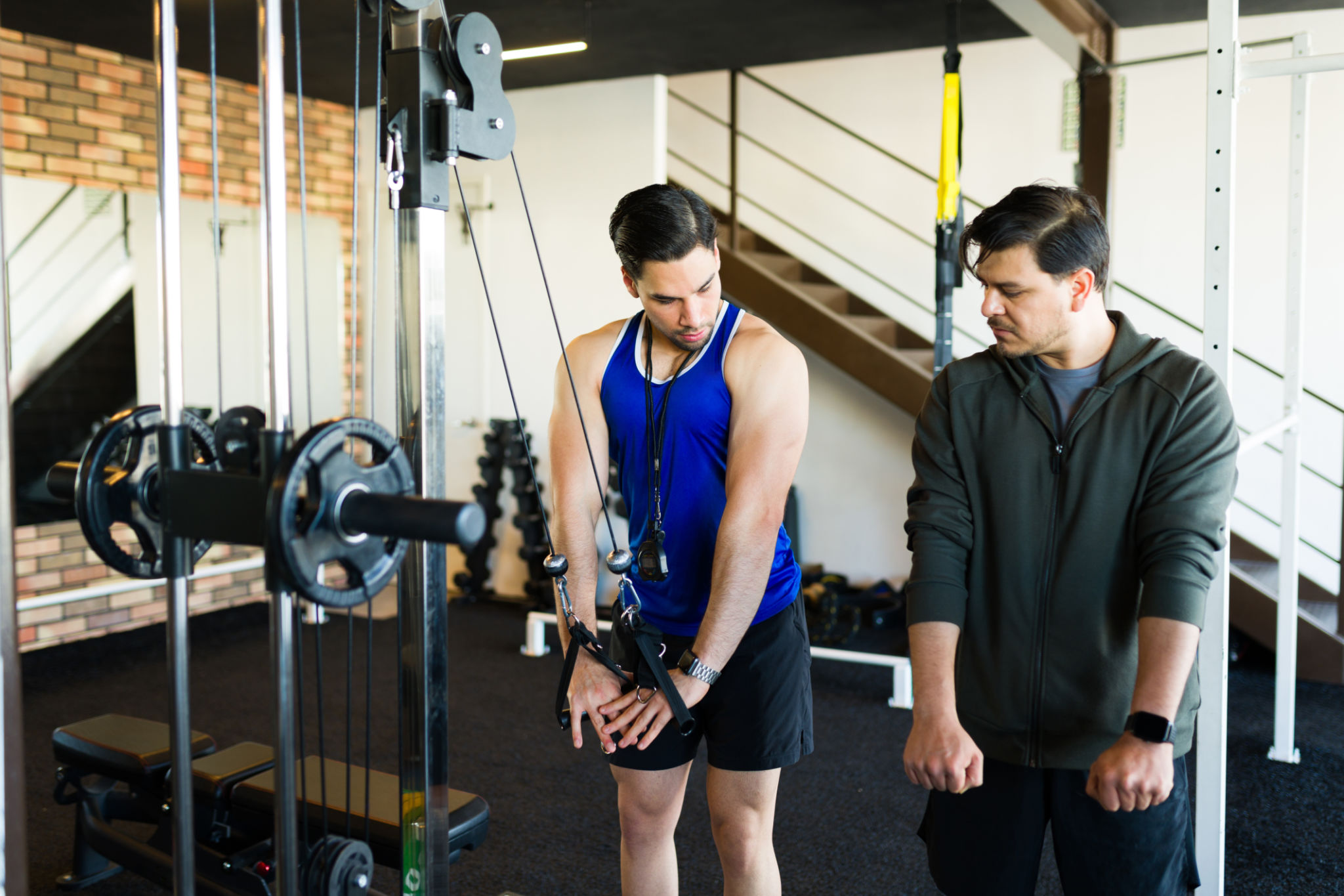 personal trainer client