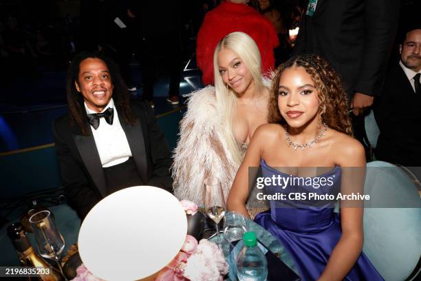 Jay-Z, Beyonce and Blue Ivy Carter at The 67th Annual Grammy Awards, airing live from Crypto.com Arena in Los Angeles, California, Sunday, Feb. 2 on...