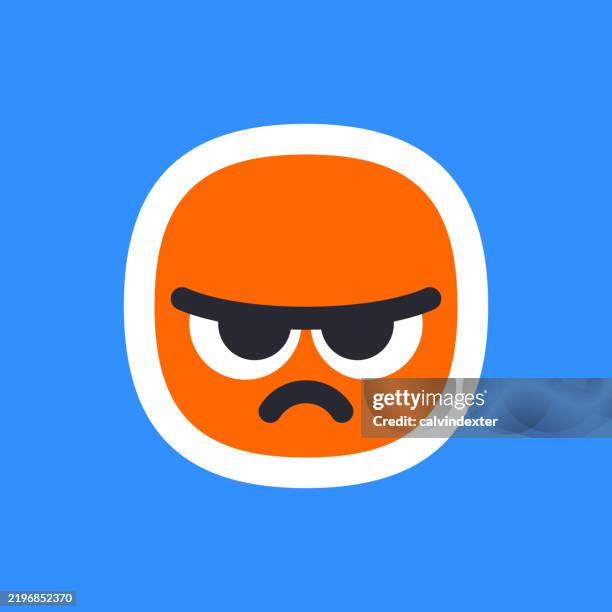 cute emoji sticker - kawaii stock illustrations