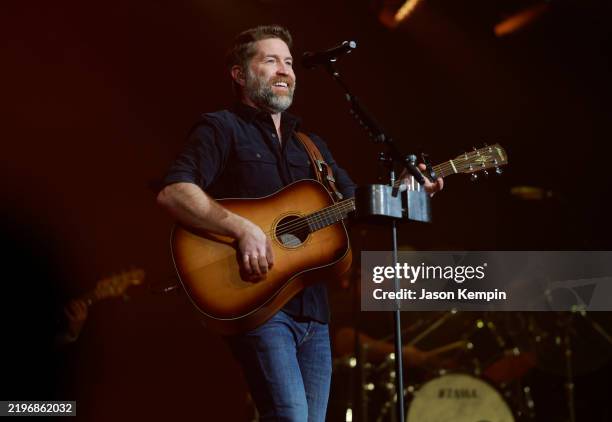 Josh Turner performs at the Ryman Auditorium on January 30, 2025 in Nashville, Tennessee.