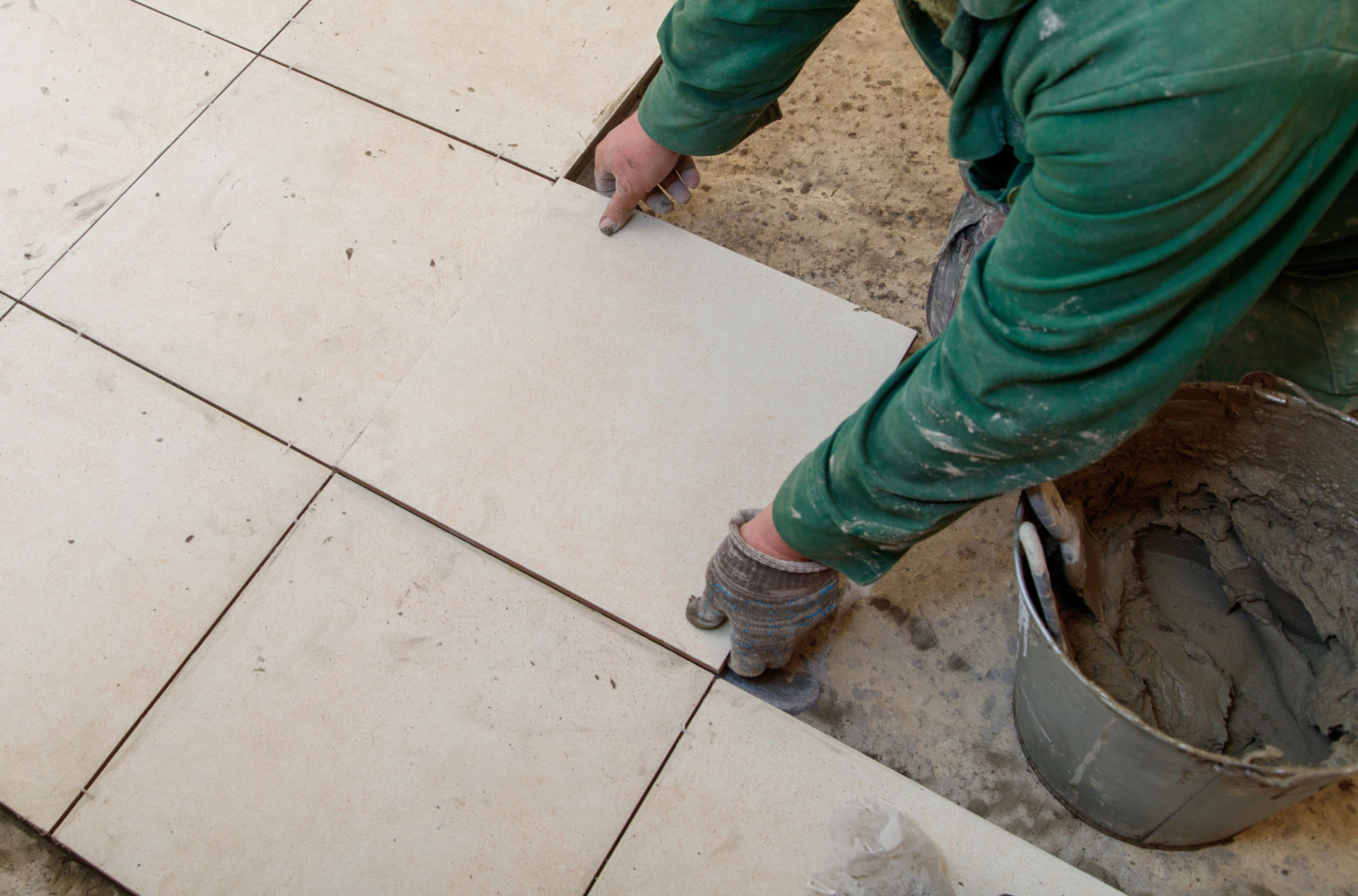 concrete installation