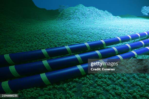 undersea fiber optic cables - i havet bildbanksfoton och bilder